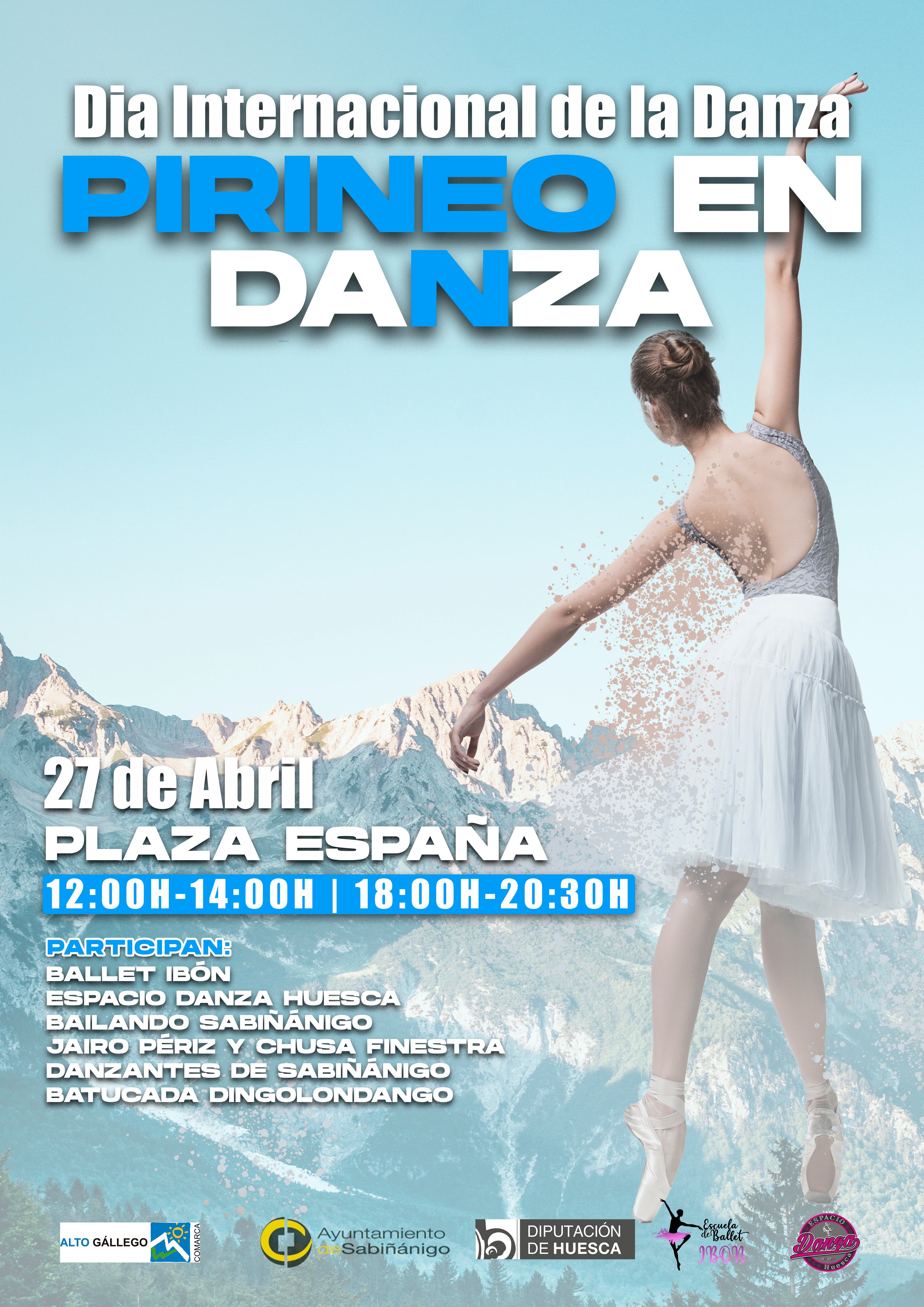 Cartel Dia Internacional de la Danza Sabiñanigo