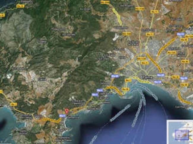 Lugar del atentado de ETA en el que han muerto dos guardias civiles