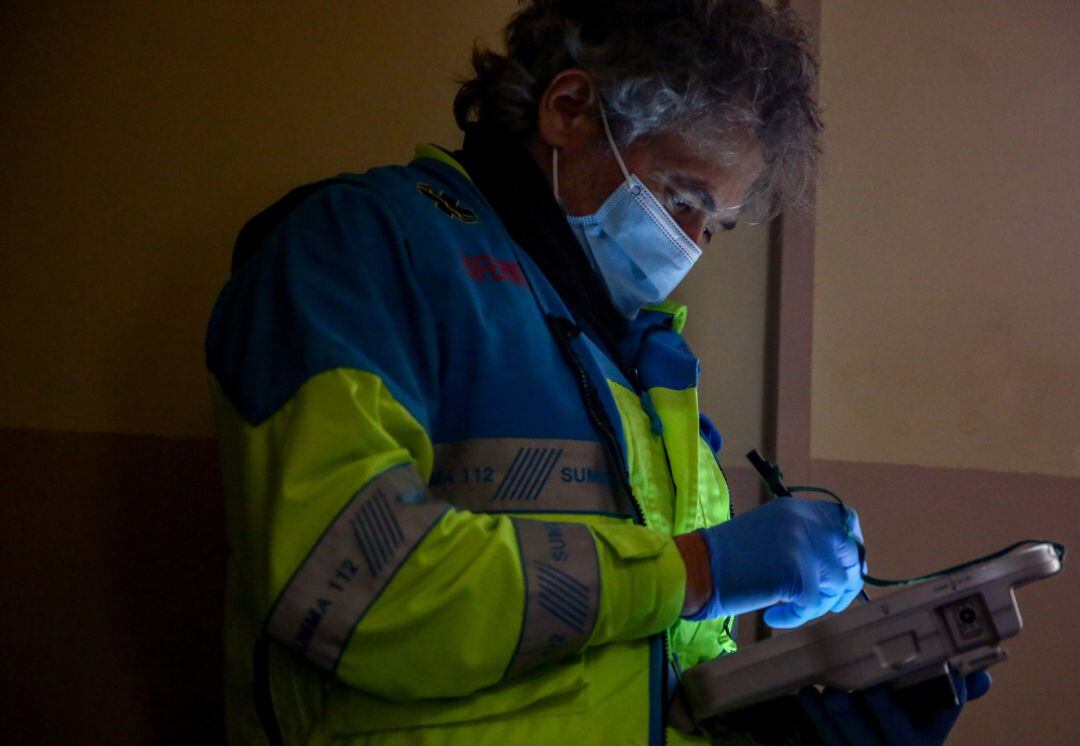 Un día de trabajo durante la segunda ola del COVID-19