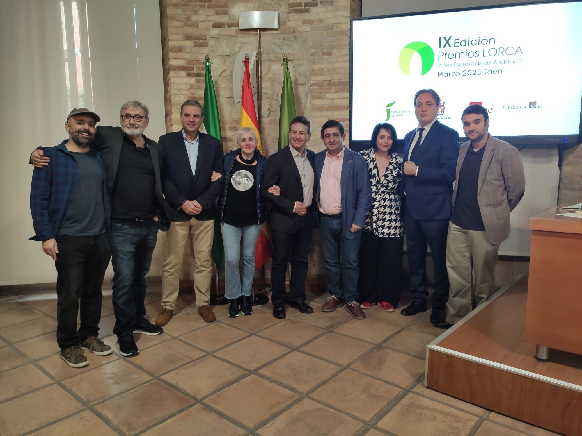 Personalidades políticas y del teatro presentan en la Diputación de Jaén la celebración de los Premios Lorca en la capital jiennense