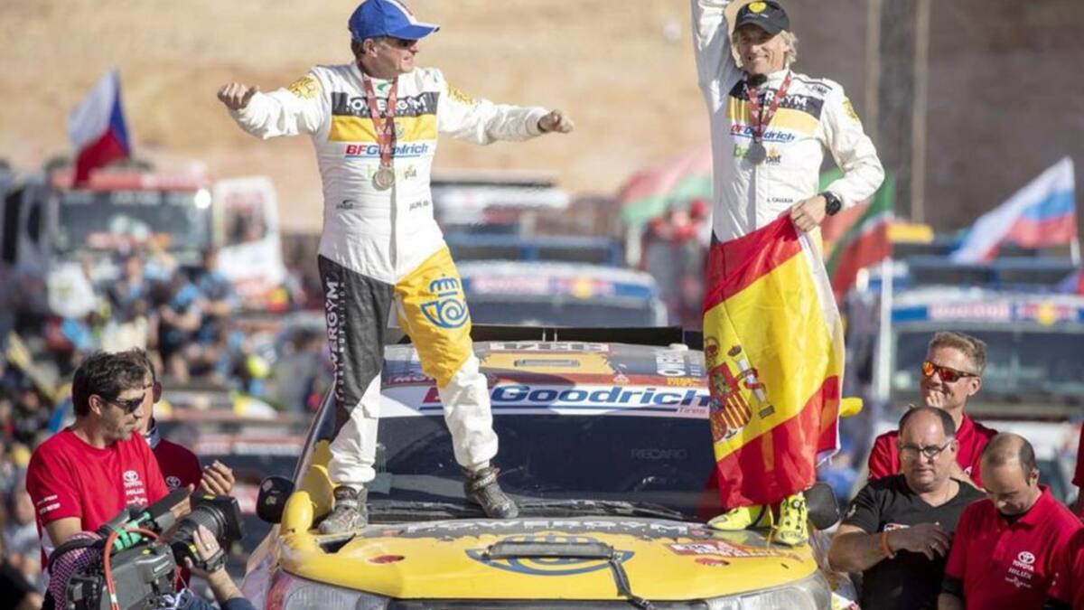 Calleja cumple su sueño en el Dakar