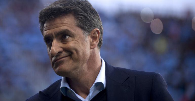 Míchel, durante un partido del Málaga de la presente temporada