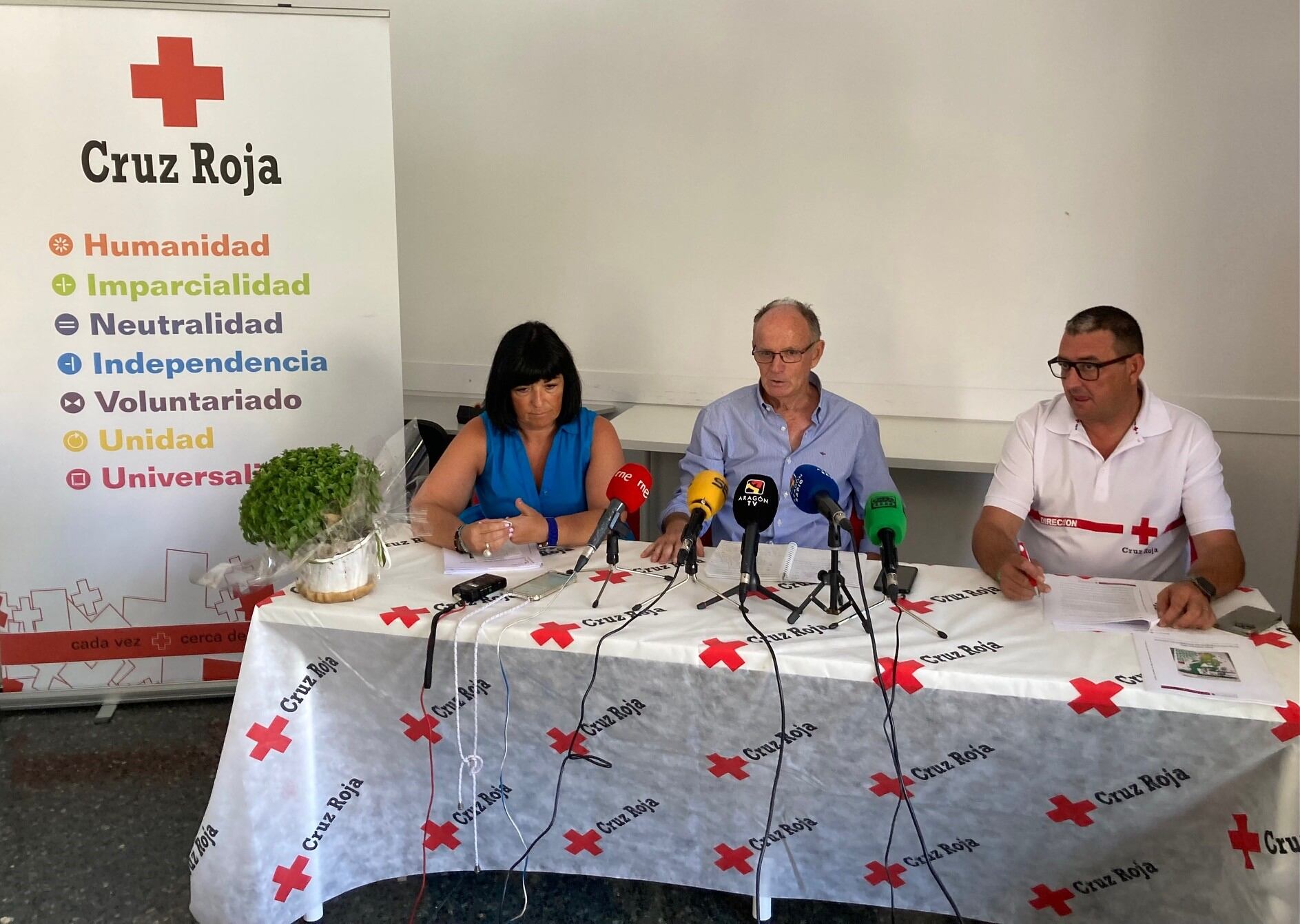 Presentación del dispositivo de Cruz Roja para las fiestas de San Lorenzo