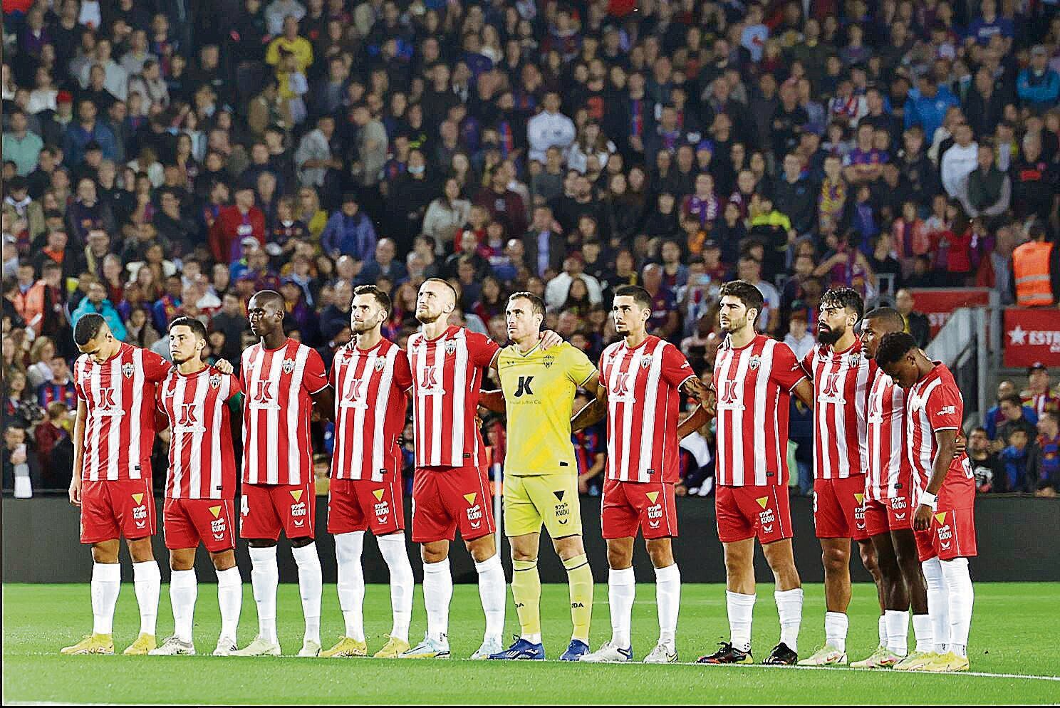 Hace más de un año de la visita del Almería al FC Barcelona.