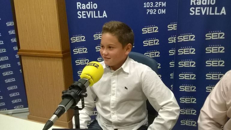 Sevillano participante en la Voz Kids