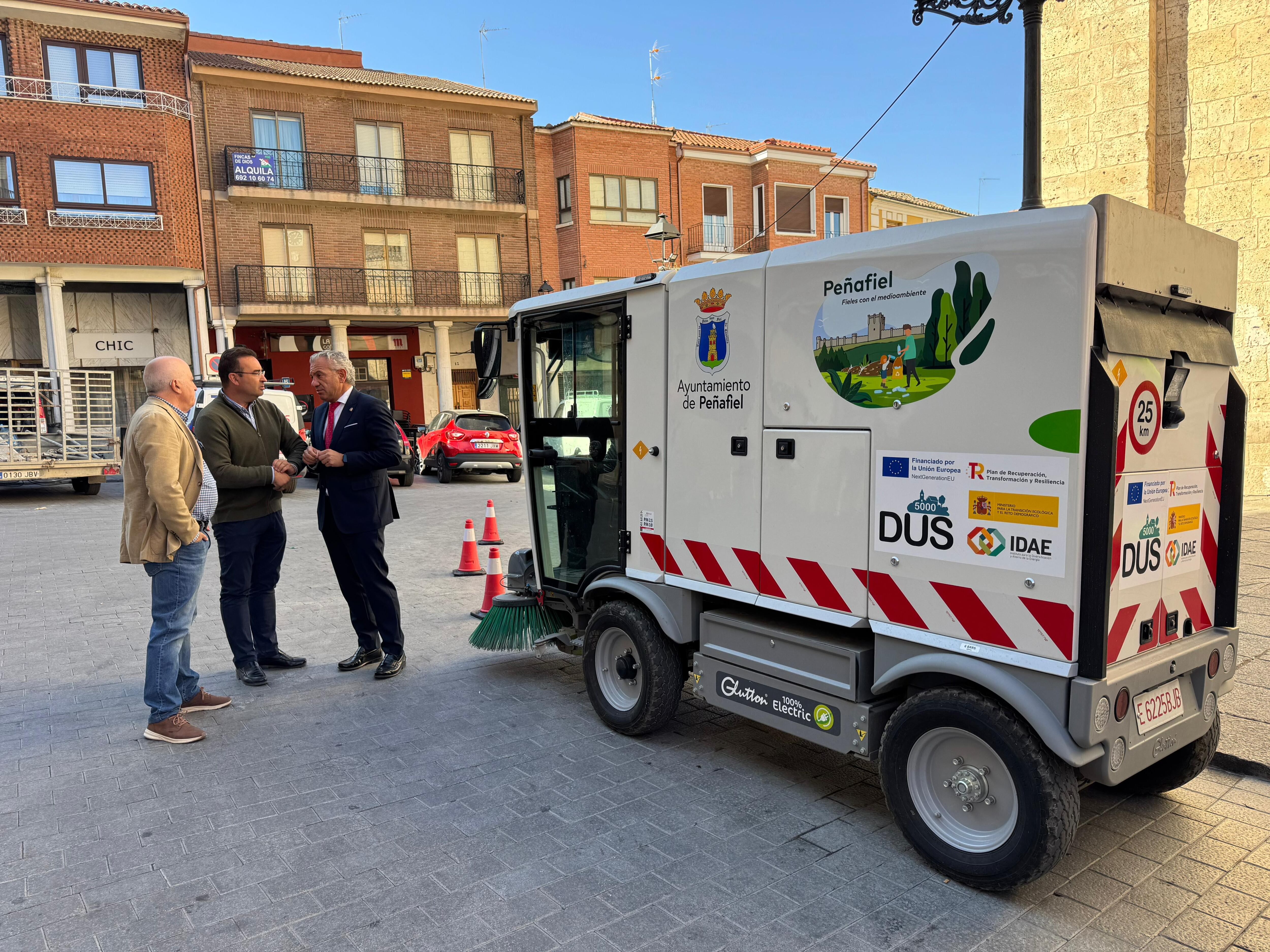 Visita de Nicanor Sen a Peñafiel