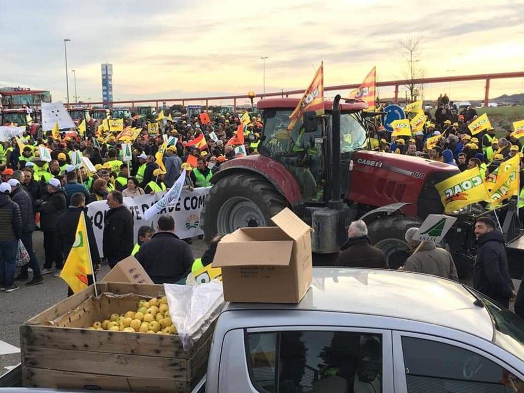 Imagen de una de las movilizaciones de estos últimos días