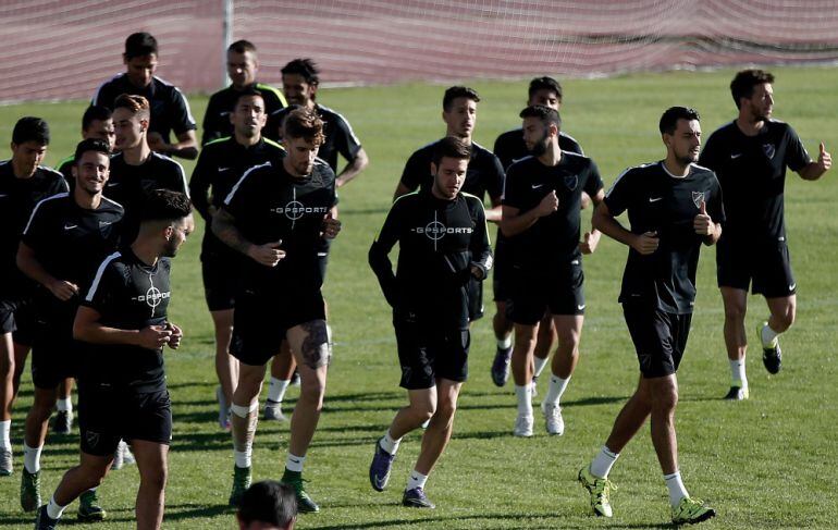 Entrenamiento del Málaga