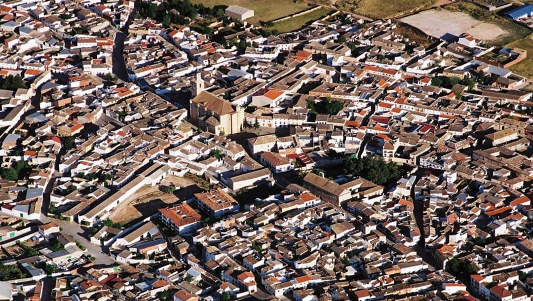 Vista aérea de Villamayor de Santiago