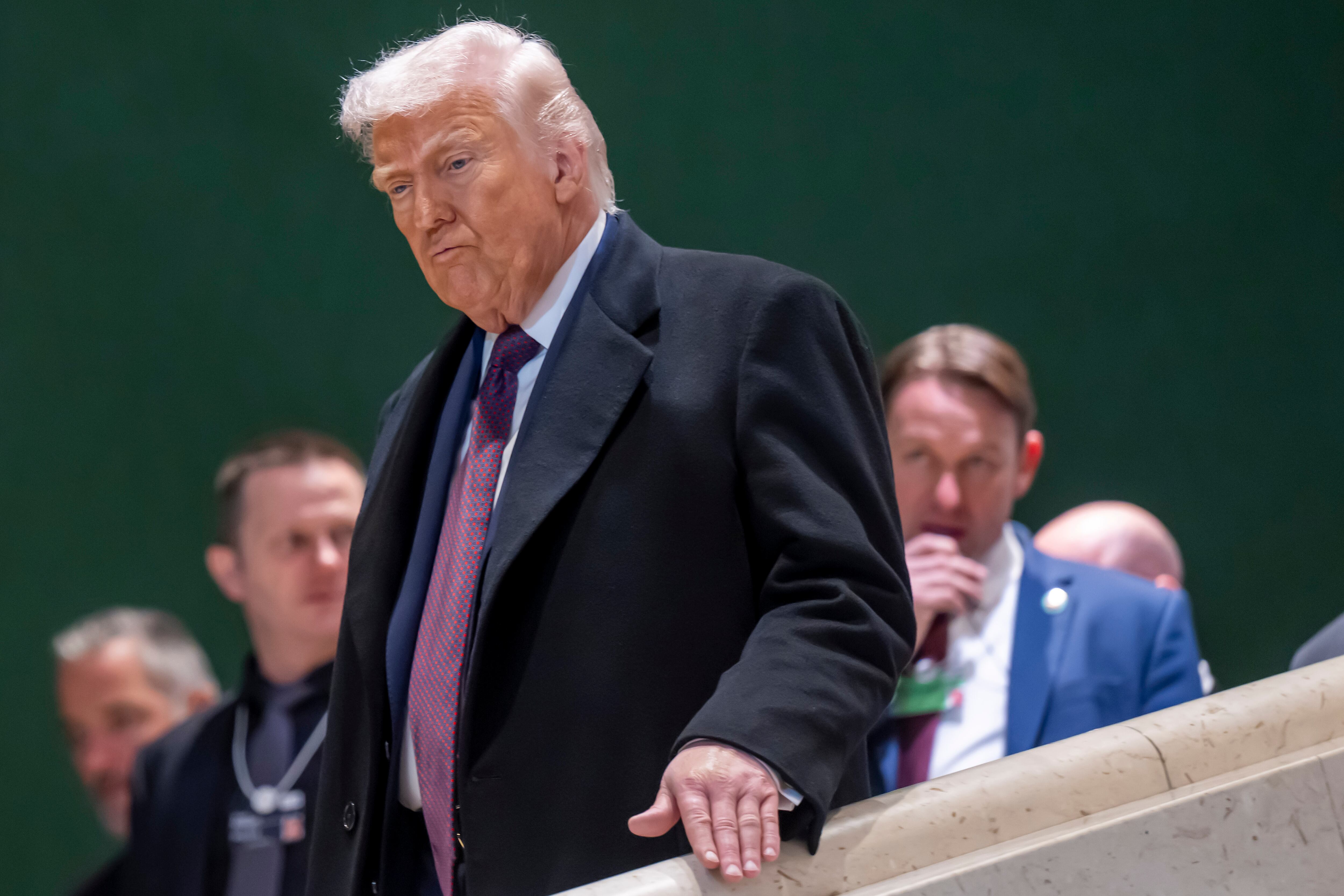 El presidente de Estados Unidos, Donald Trump