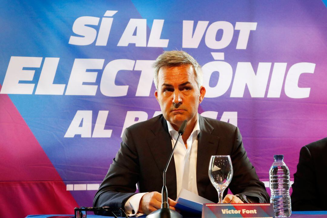 Víctor Font, candidato a las elecciones del Barça