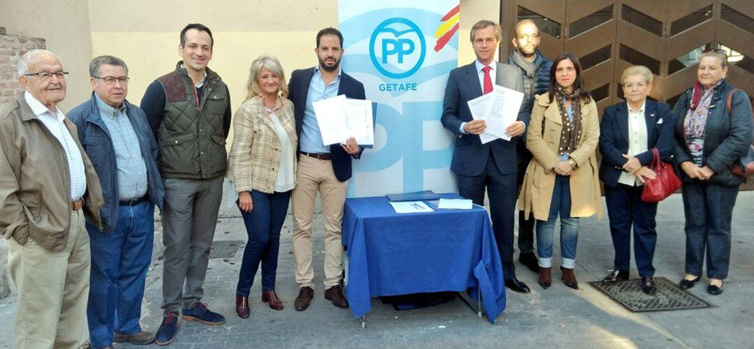 El Partido Popular de Getafe recoge firmas hasta este jueves.