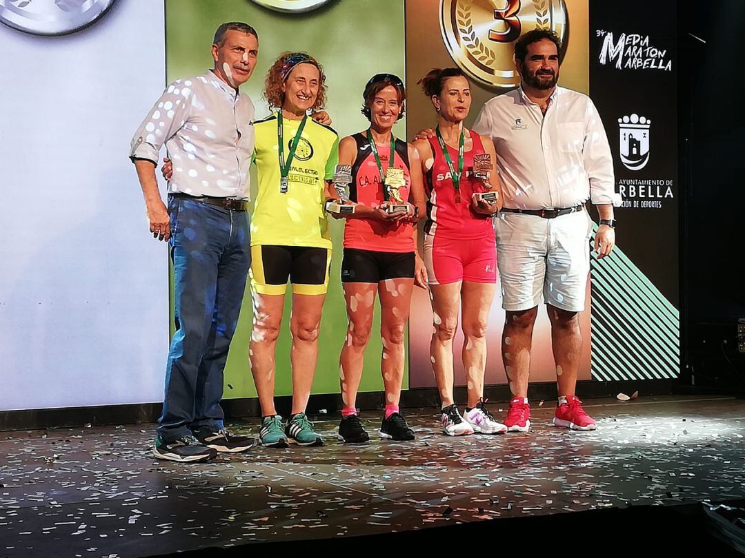 Lola Sánchez por segunda vez campeona en media maratón de la categoria veteranas 