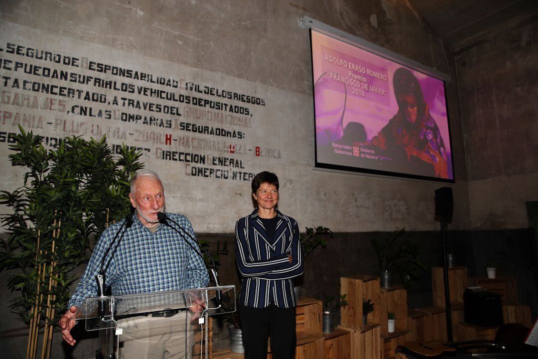 Adolfo Eraso junto a Mª Carmen Domínguez