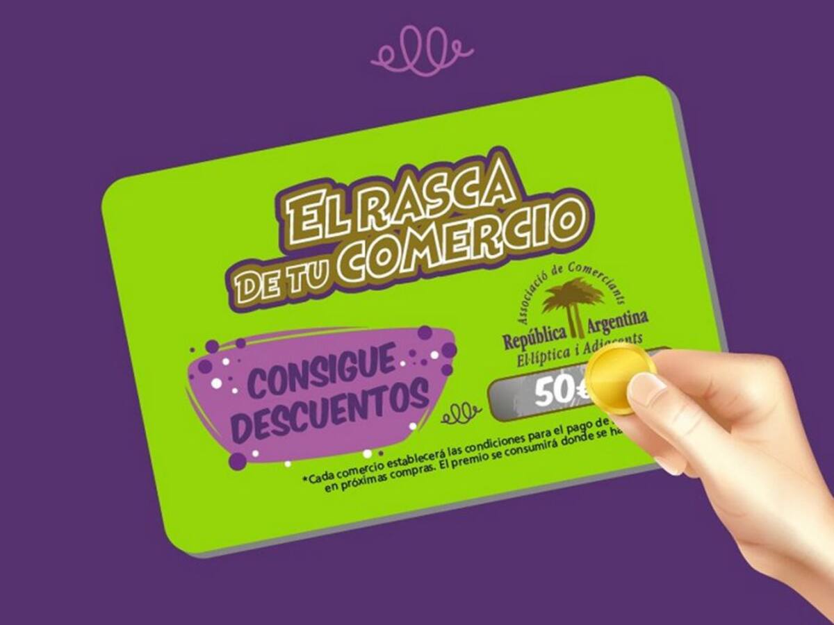 Campaña de descuentos en los comercios de la zona de la República Argentina en Gandia