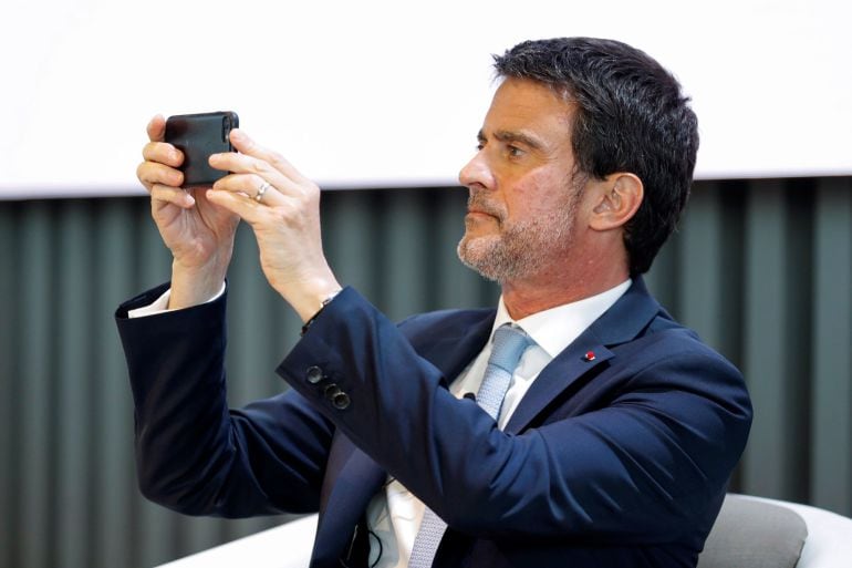 El exprimer ministro francés Manuel Valls, en Madrid. 