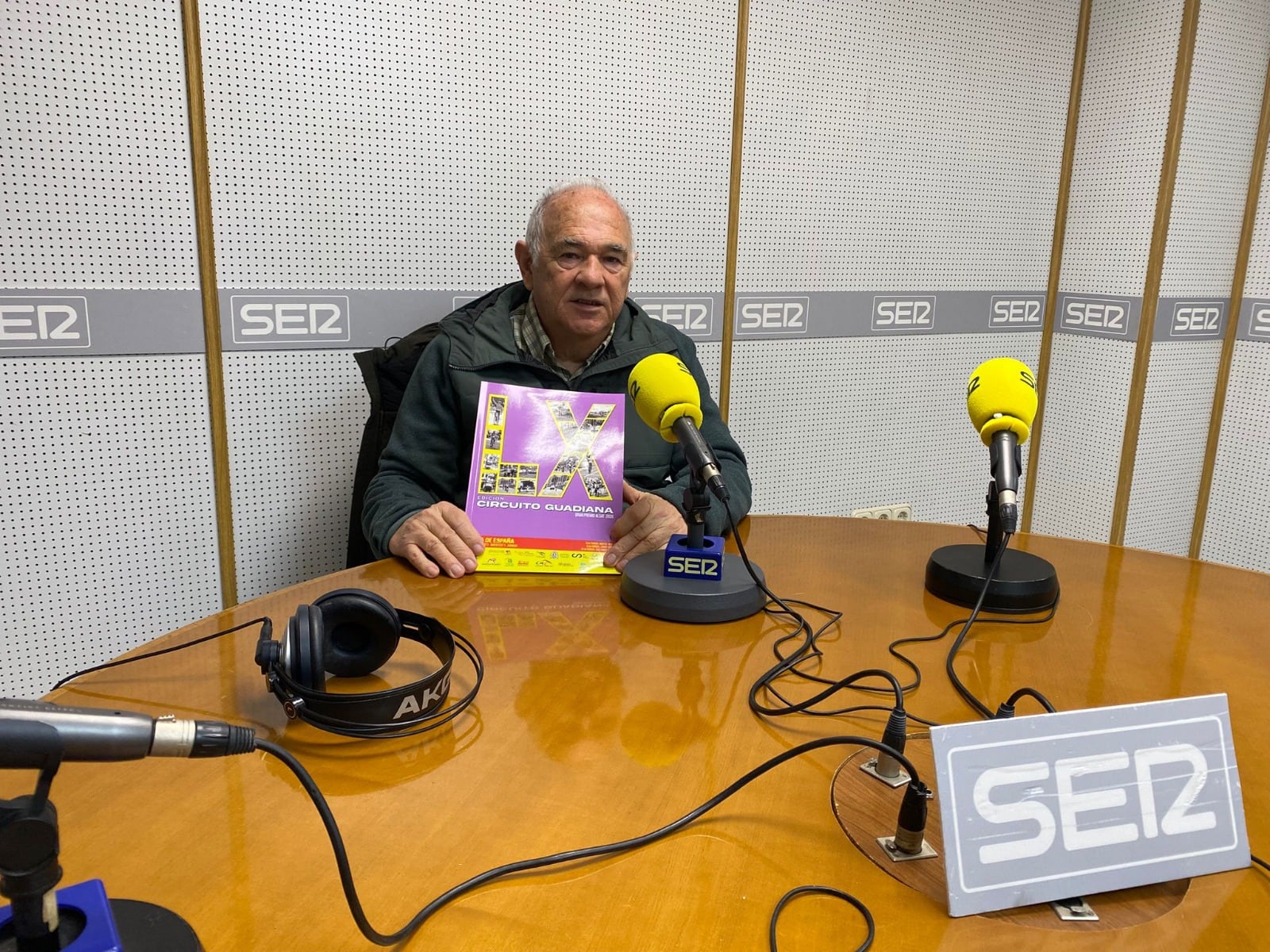 José Carlos Canelo, presidente de la Peña Ciclista Guadiana