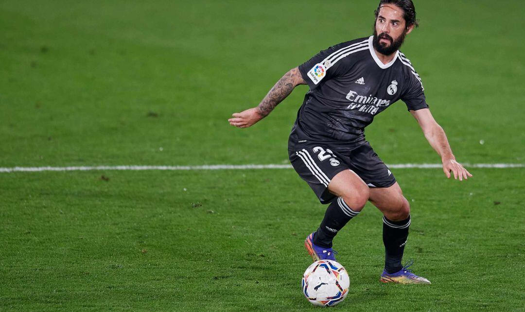 Isco, en el partido entre el Villarreal y el Real Madrid.