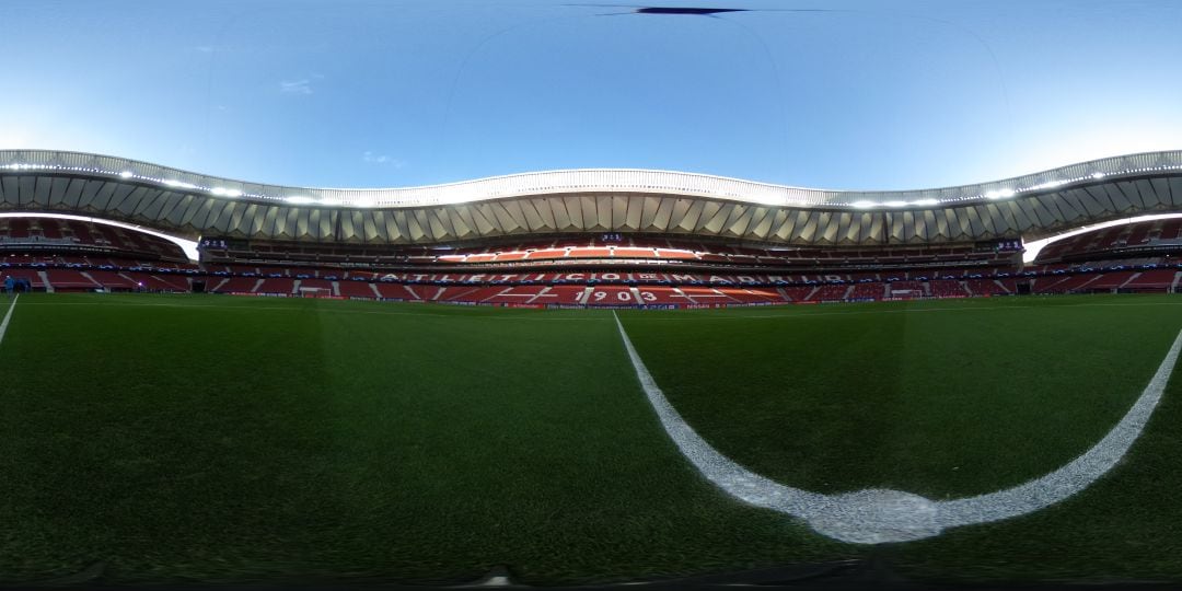 Vista panorámica del Wanda Metropolitano.
