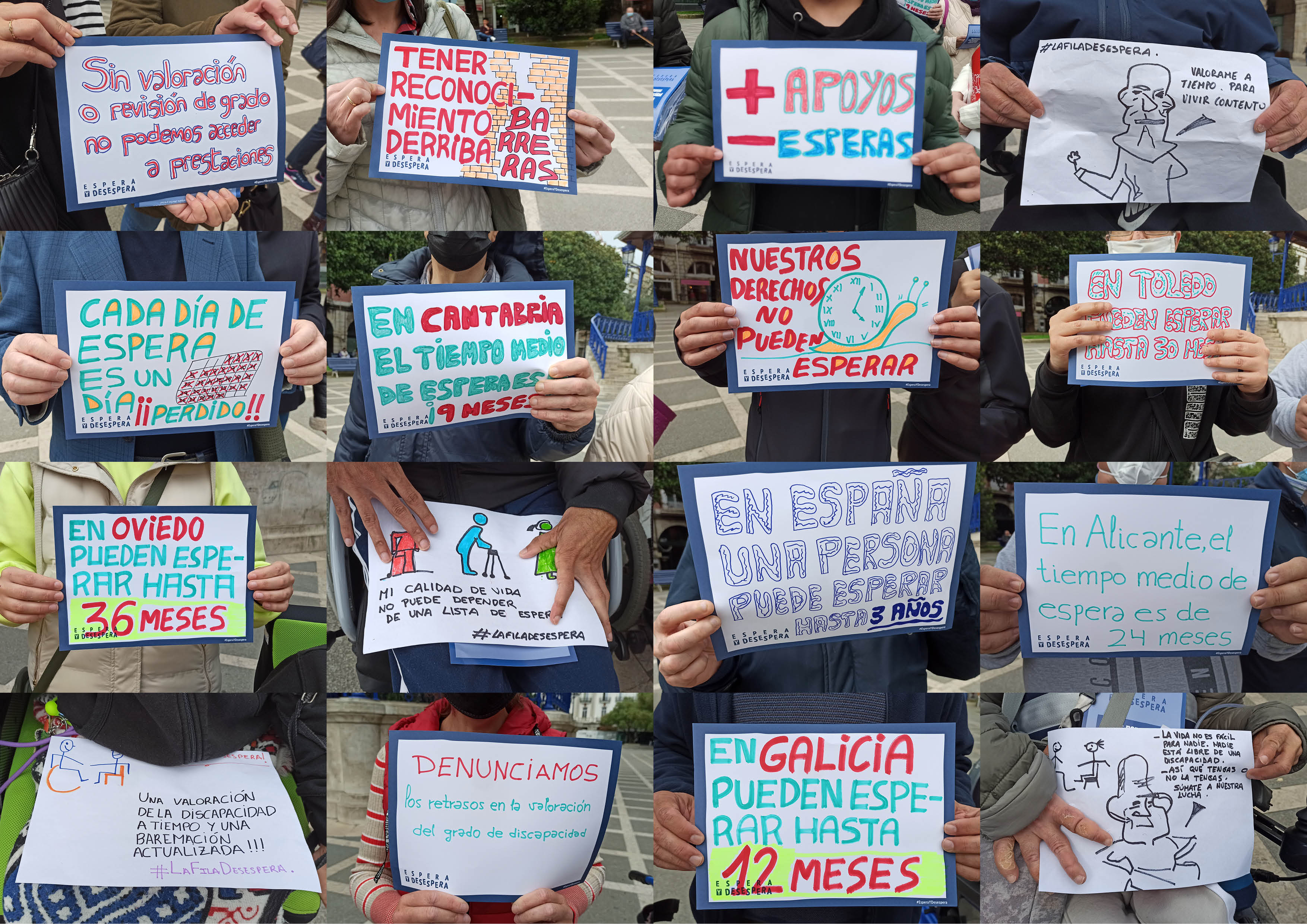 Denuncias de las esperas de las personas con discapacidad para acceder a sus derechos.