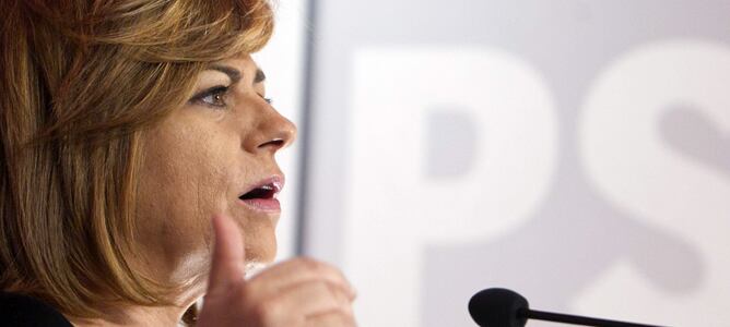 La vicesecretaria general del PSOE, Elena Valenciano