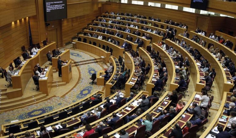 Imagen de archivo de un pleno en el  Senado