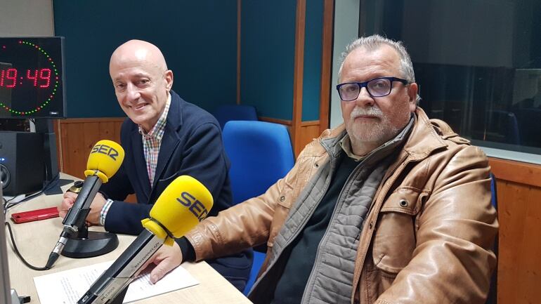 Javier Valladares y Ambrosio Escandón, tertulianos de la Ventana 