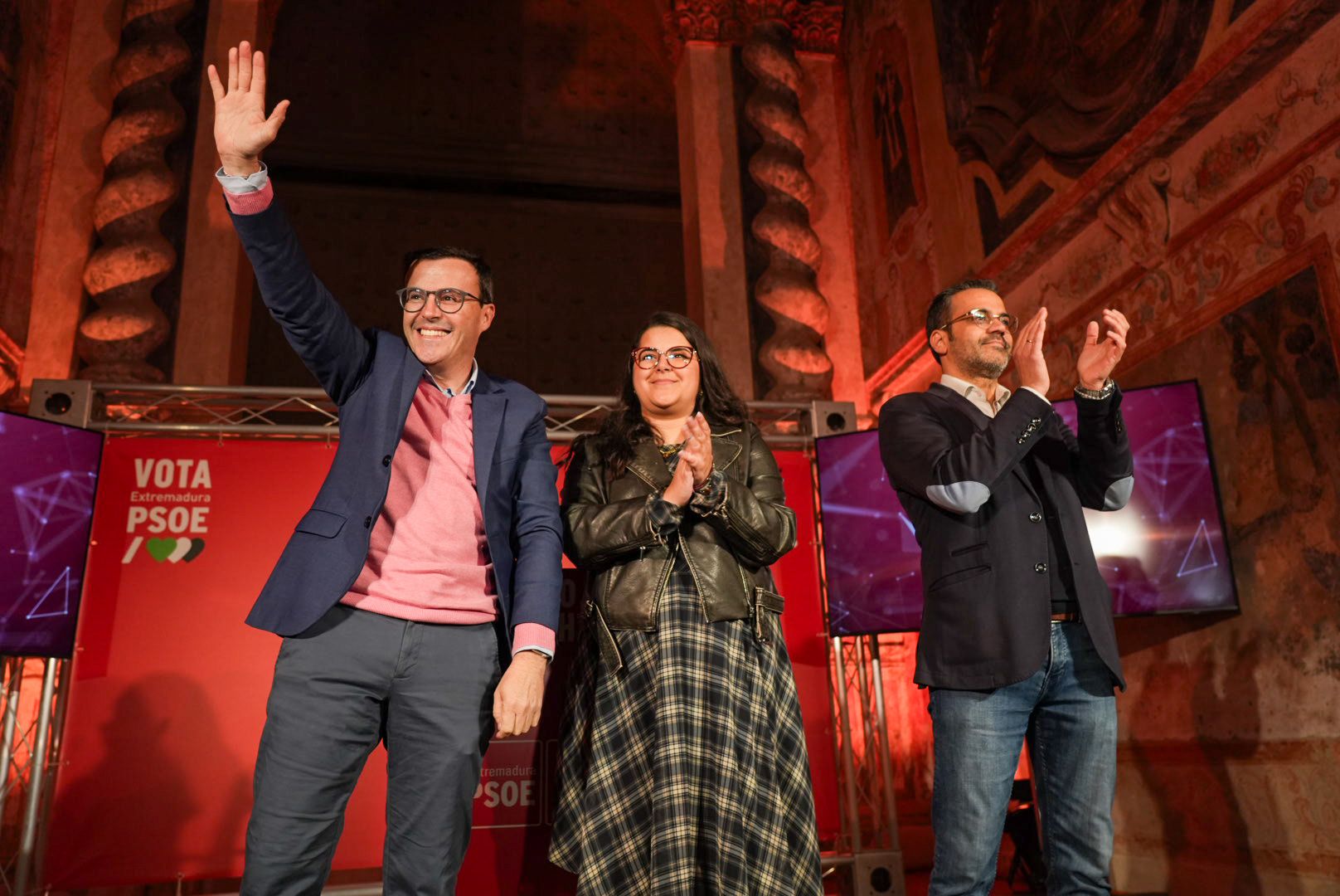 El candidato del PSOE a la Presidencia de la Junta de Extremadura, Miguel Ángel Gallardo, ha llamado este martes en Olivenza a la movilización del electorado de cara a las elecciones del próximo domingo
