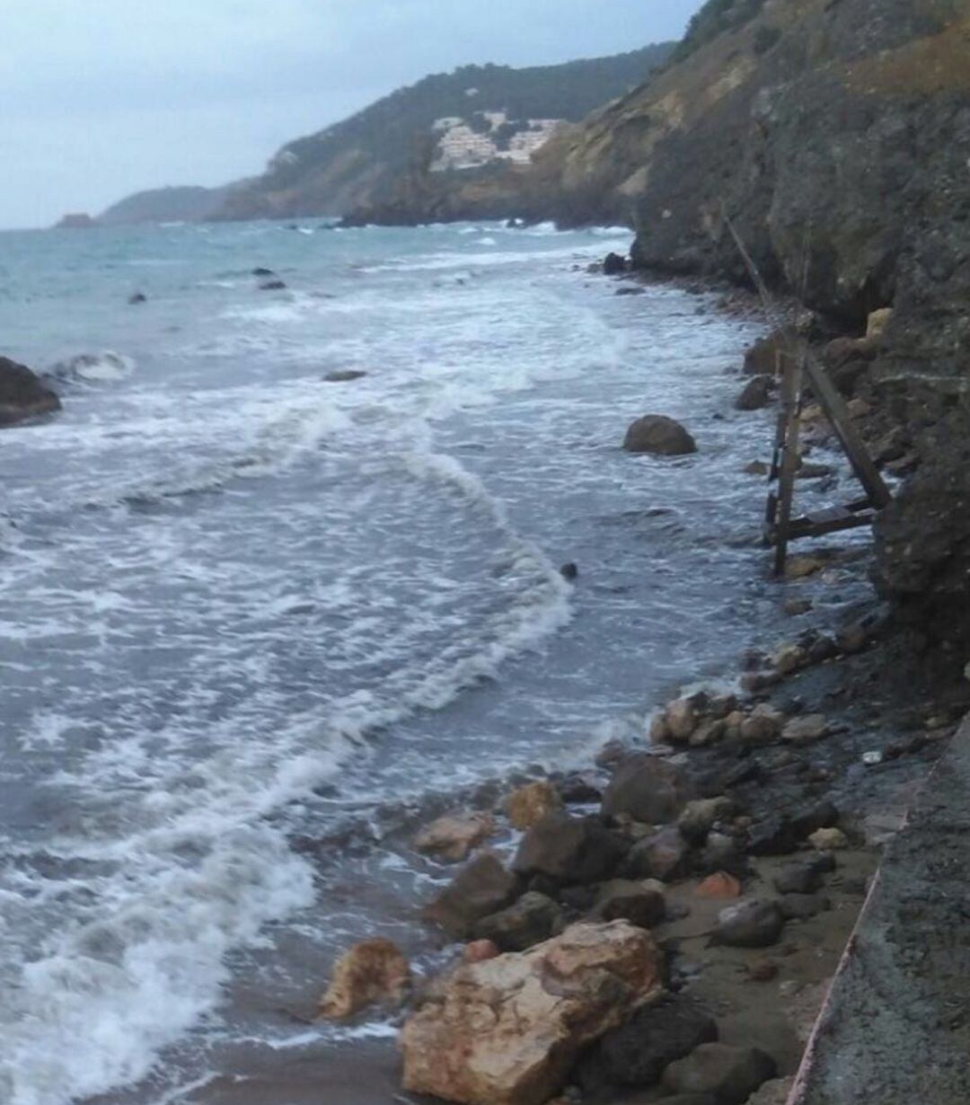 Imagen de archivo de la playa de Aigües Blanques