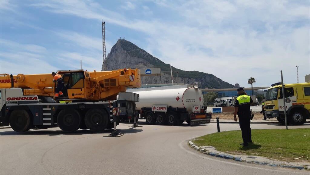 Un momento del suceso