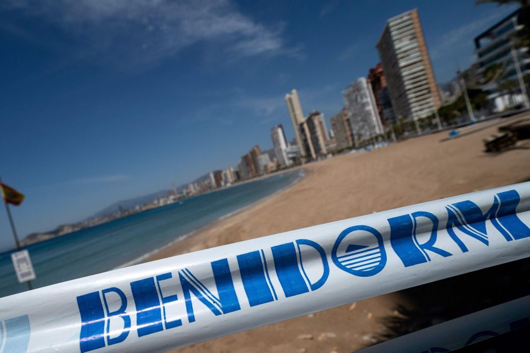 Foto de archivo de las playas de Benidorm