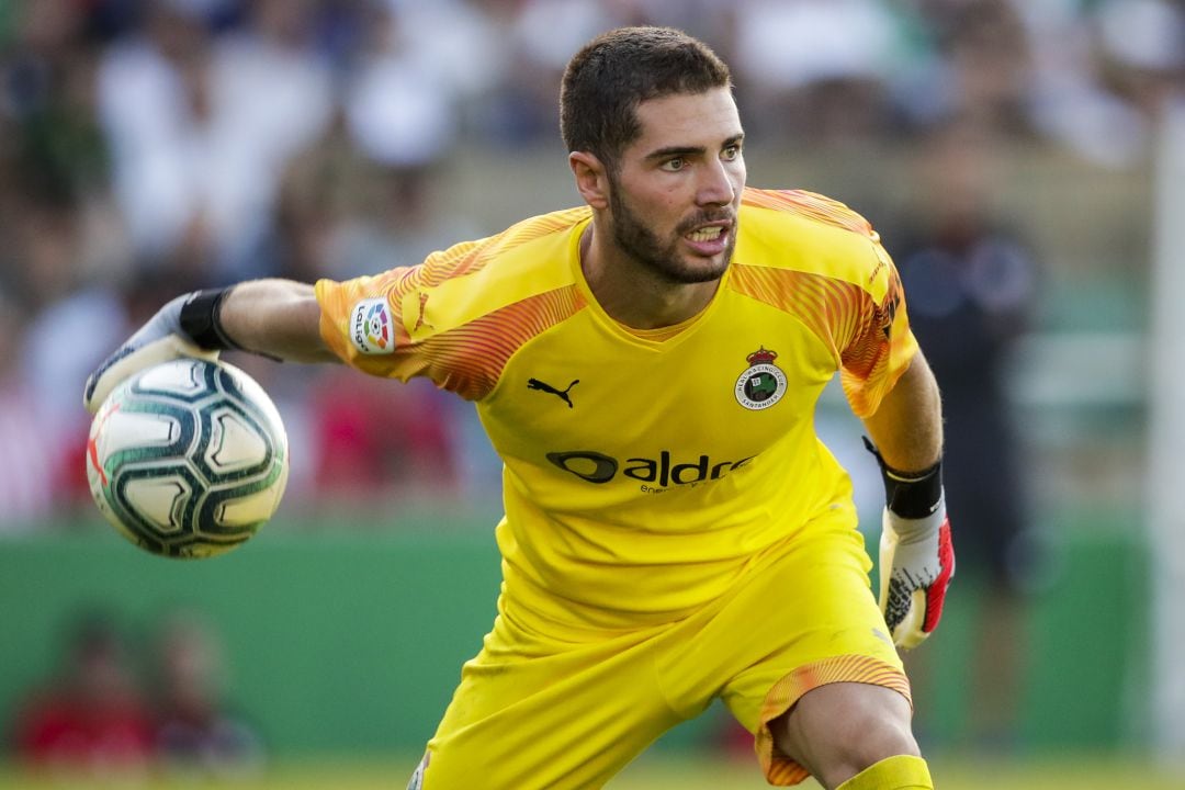 Luca Zidane, en un partido con el Racing.