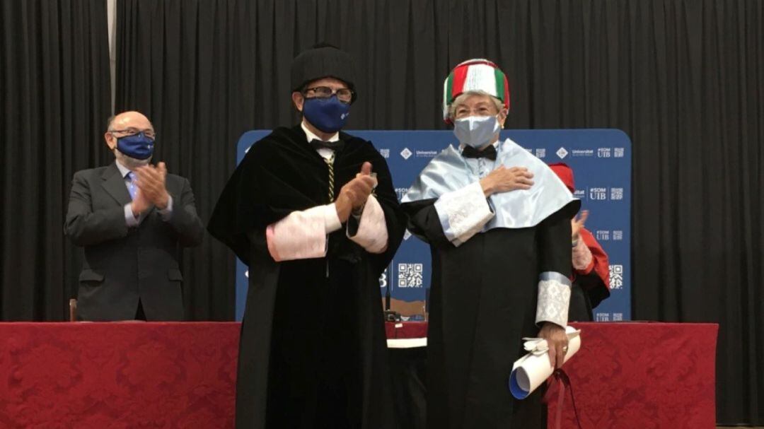 Pilar Benejam és la primera dona menorquina que té aquest reconeixement per part de la UIB.