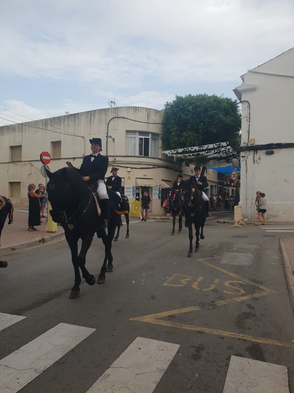 Festes de Gràcia 2025, esquina Calle Sant Manuel con Camí d'es Castell