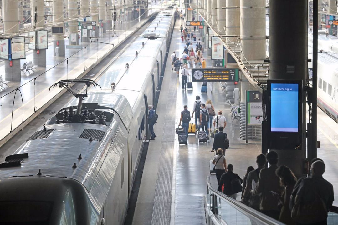 Accesos al AVE en la estación Madrid-Atocha