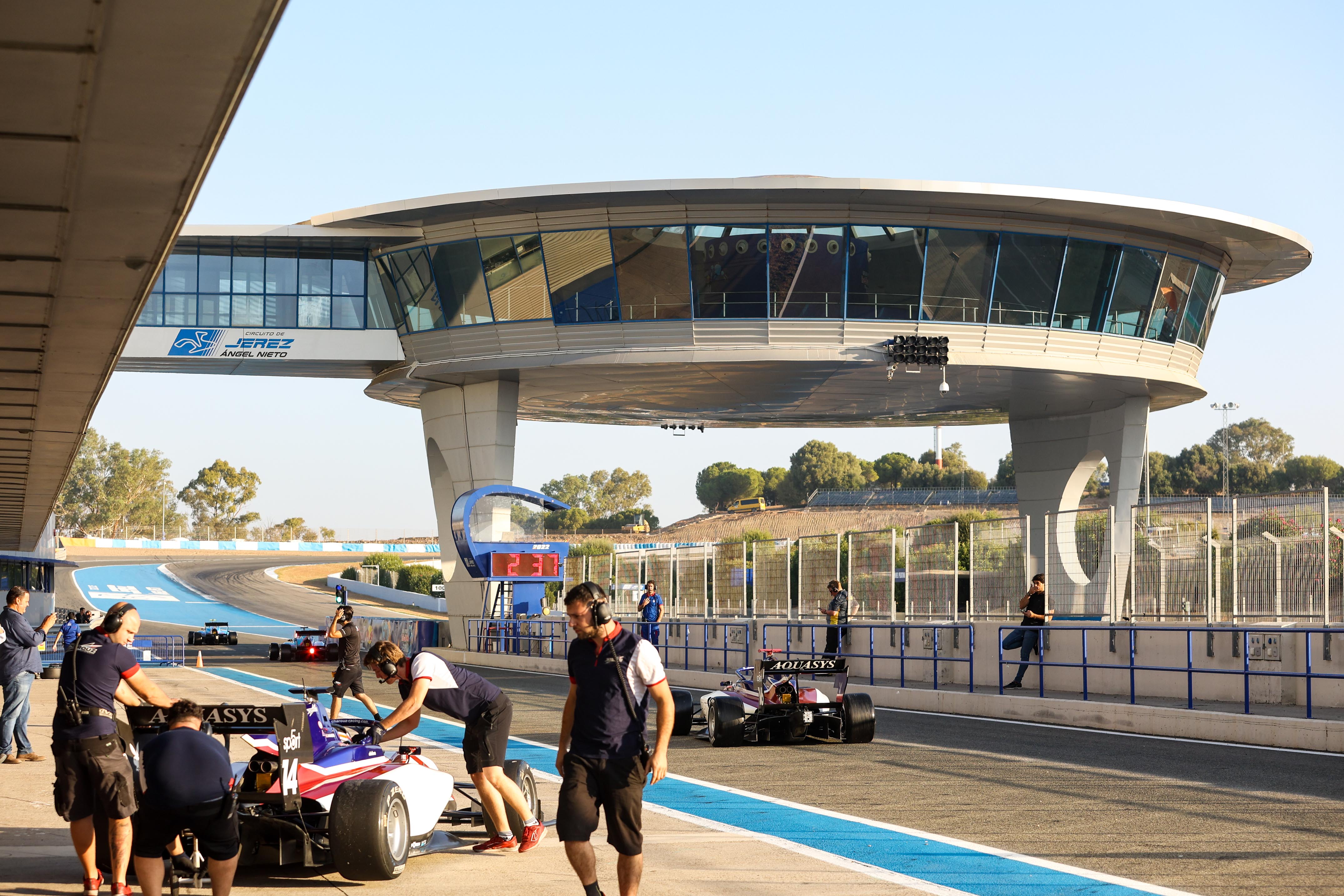 Entrenamientos FIA F3 en el Circuito de Jerez