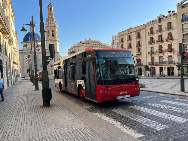Autobús en Alcoy