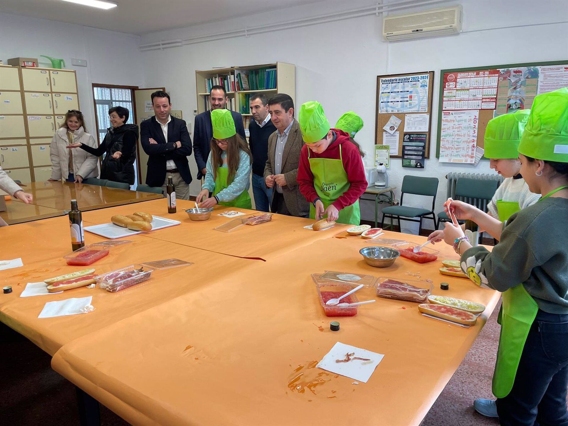 Jornada del &#039;Degusta Jaén en tu colegio&#039;