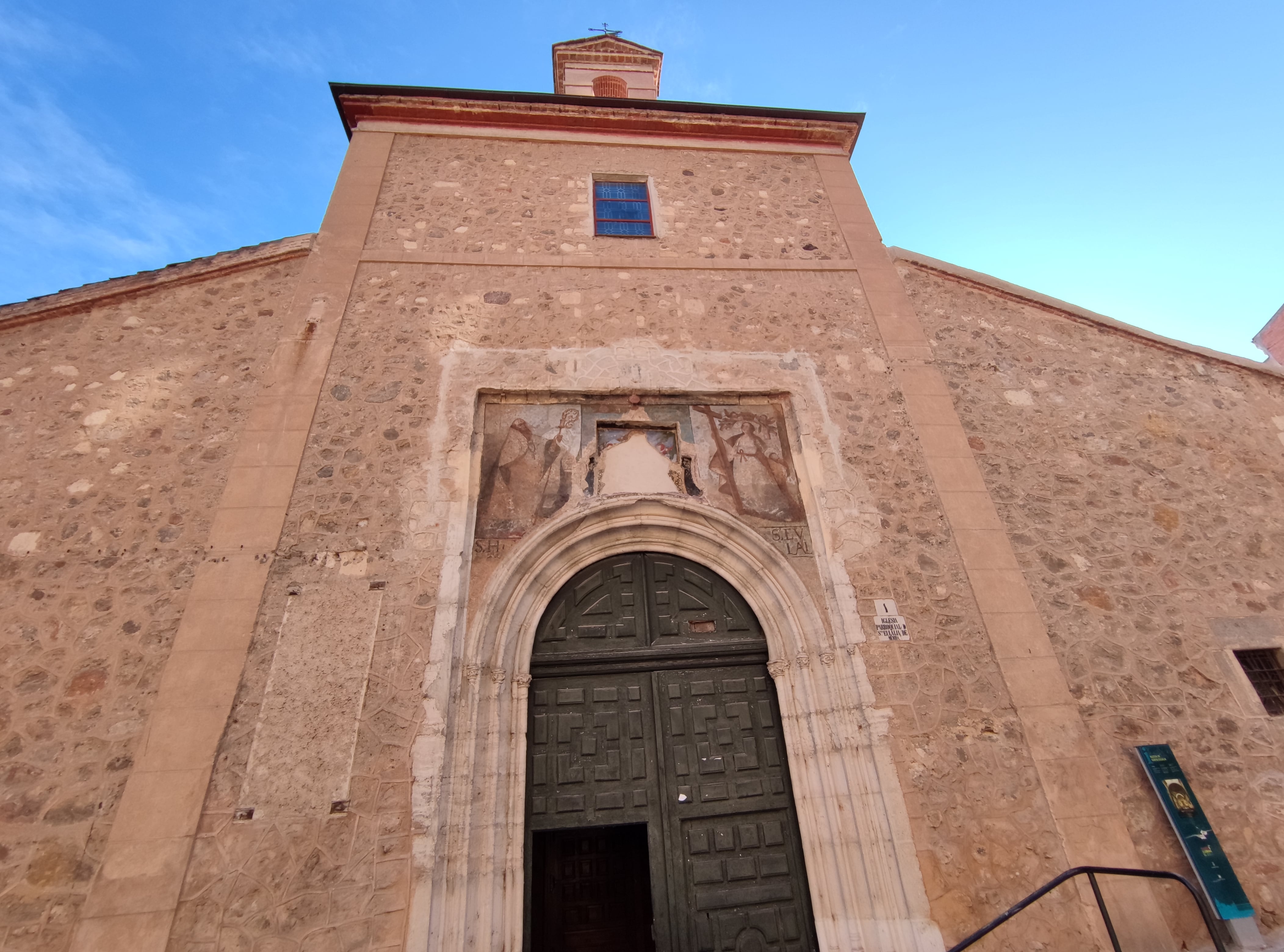 Fachada de la iglesia de Santa Eulalia de Segovia