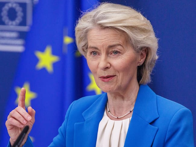 La Comisión Europea presentará el próximo miércoles 22 un paquete de medidas para mitigar el aumento de los precios de la energía. (Bélgica, Bruselas) EFE/EPA/OLIVIER MATTHYS