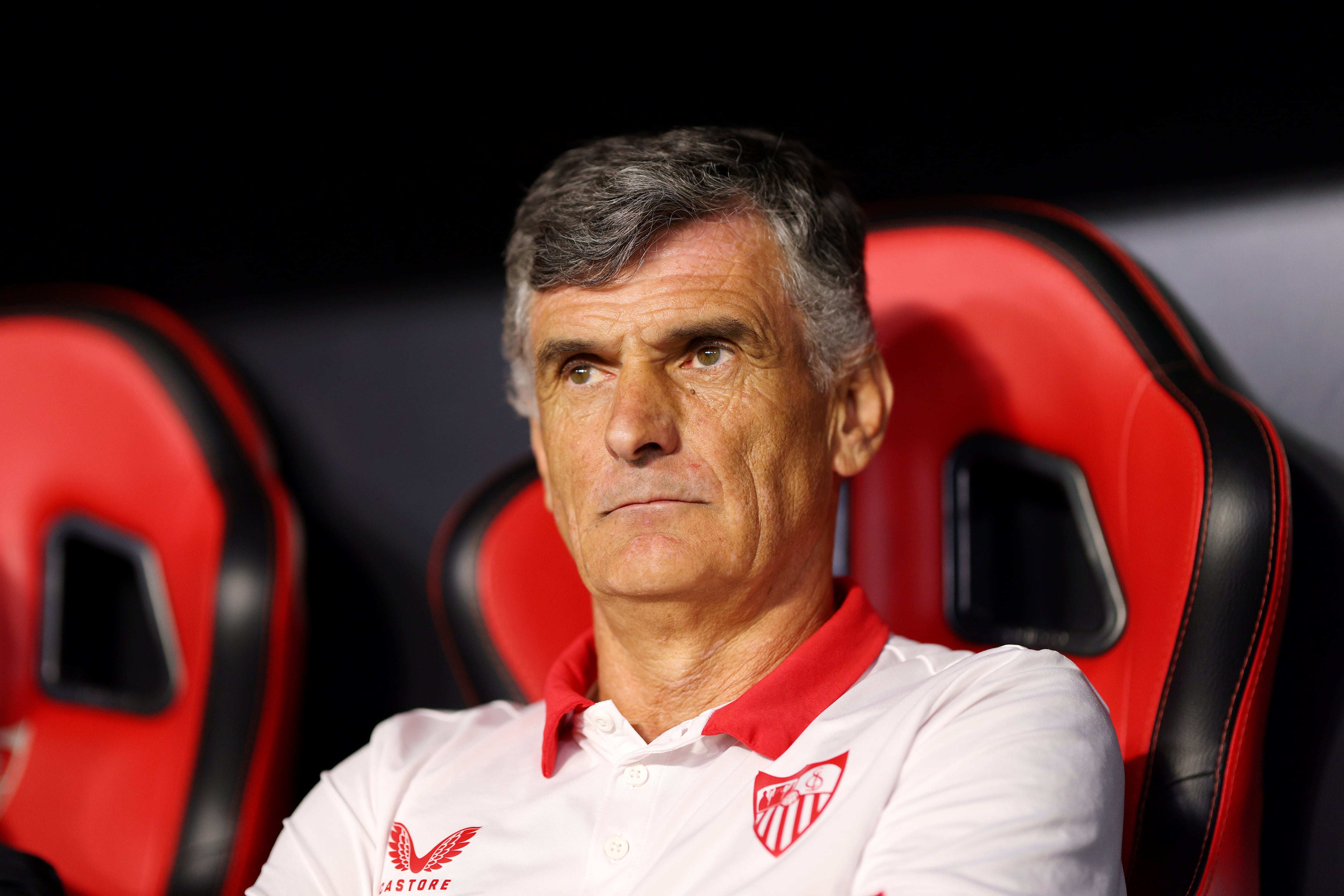 José Luis Mendilibar, en un partido del Sevilla FC. (Photo by Fran Santiago/Getty Images)