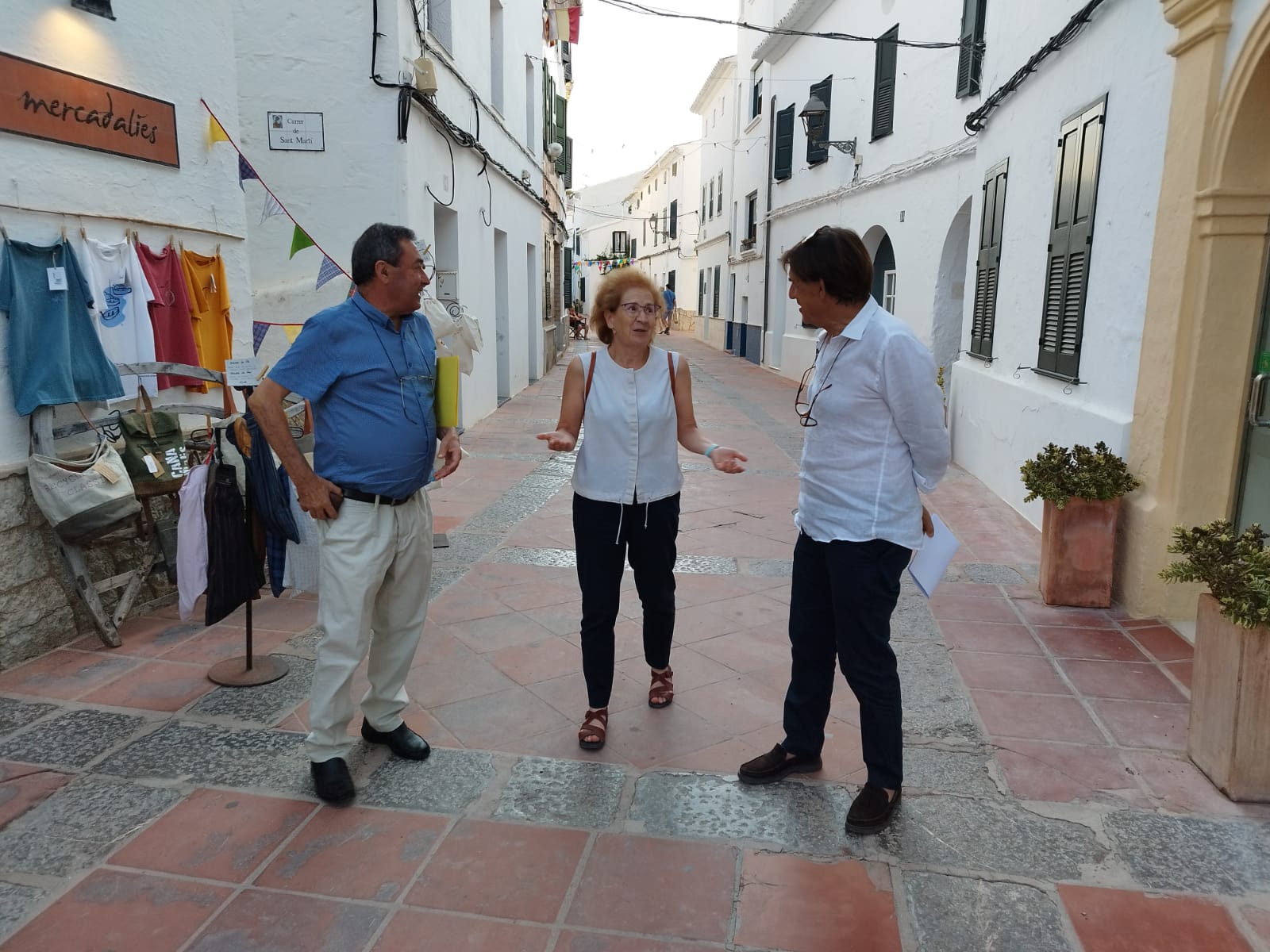 La viròloga va participar a les Tertúlies d'estiu d'Es Mercadal.