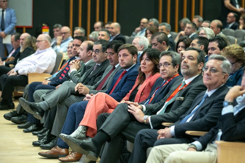 Autoridades durante el acto de inauguración del 19 Congreso de la CETM