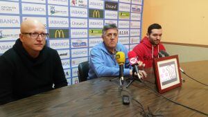 Carrillo, junto a Cayetano Franco y Carlos Cabero