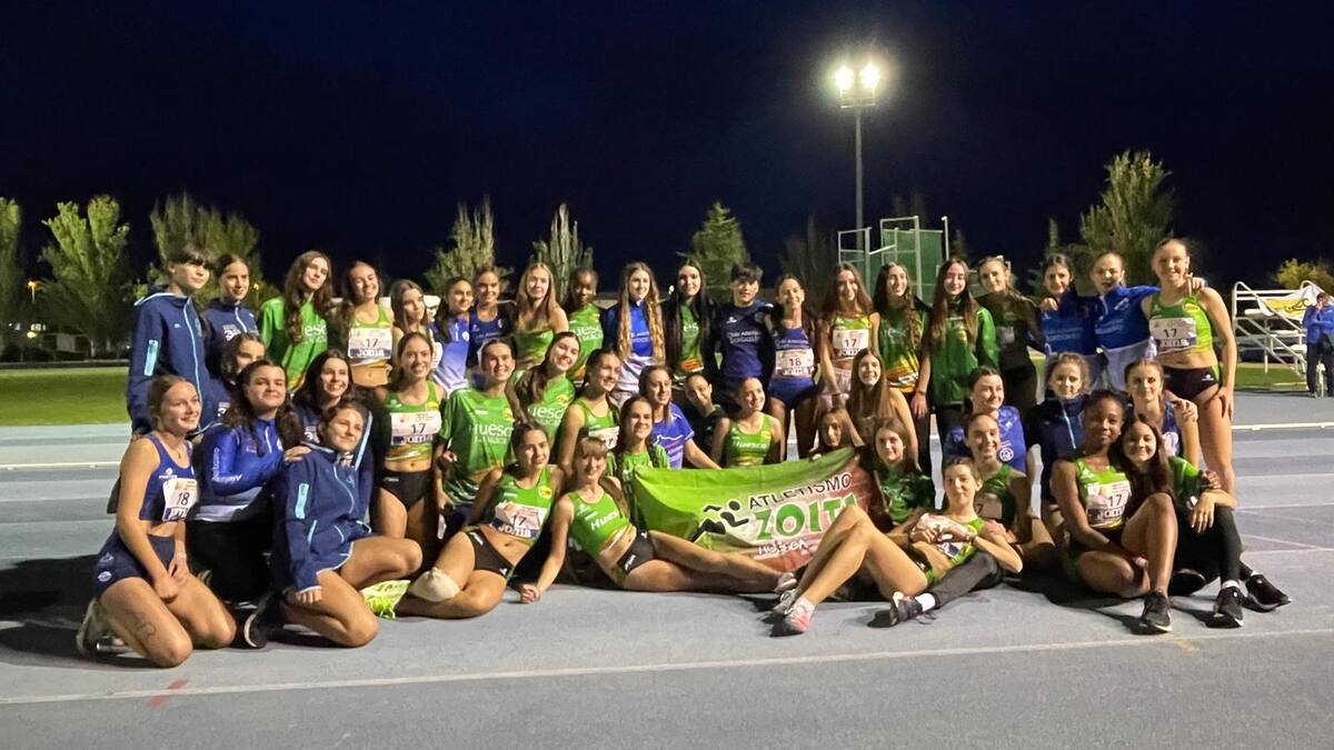Intec Zoiti y Atletismo Barbastro brillan en el Campeonato de España Sub16 de clubes