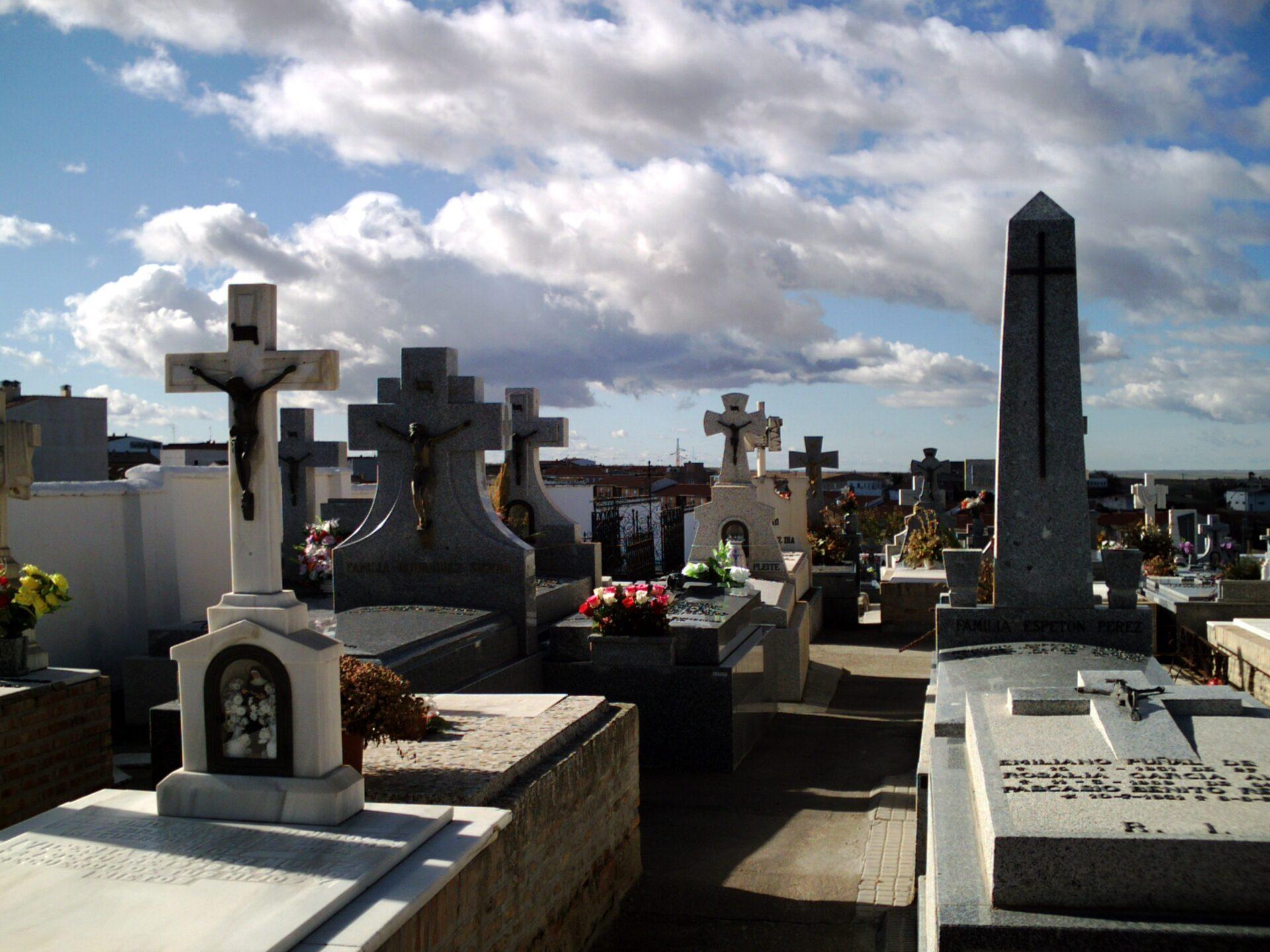 Imagen de archivo de un cementerio