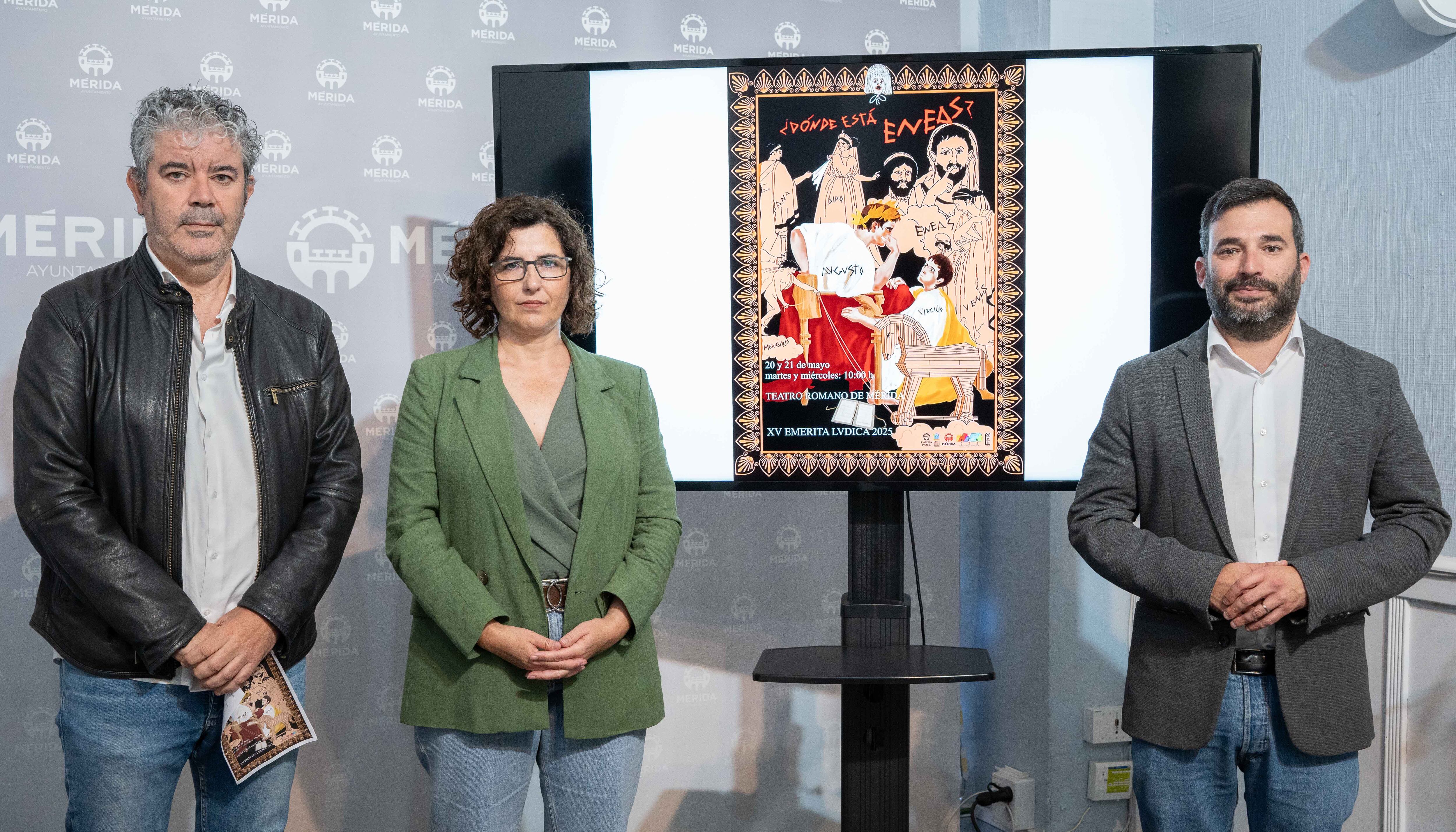 Presentación de la obra escolar '¿Dónde está Eneas?'