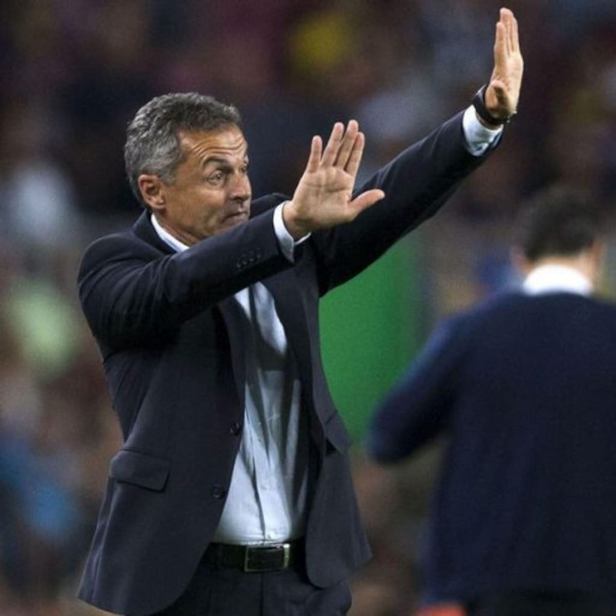 Fran Escribá en la previa ante el Huesca