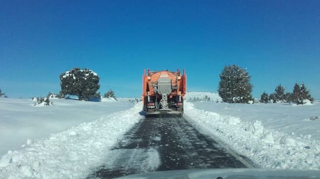 El hielo es el principal problema en las carreteras segovianas