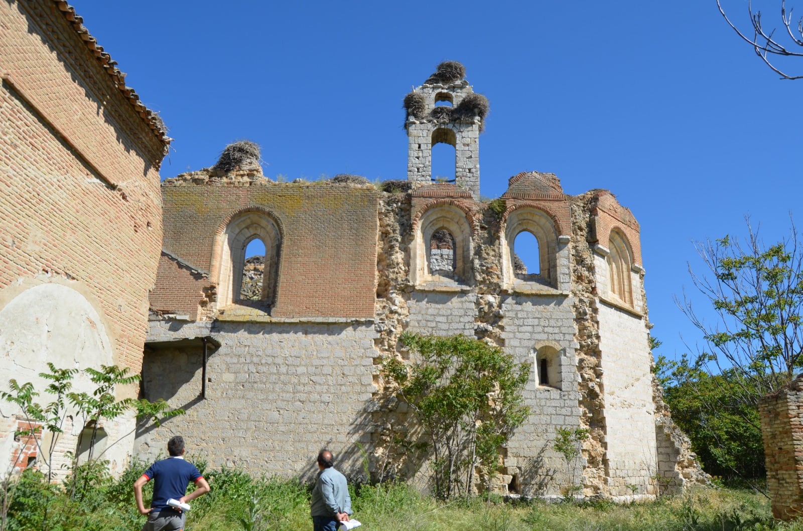 Estado actual de la Cartuja de Aniago, en Villanueva de Duero